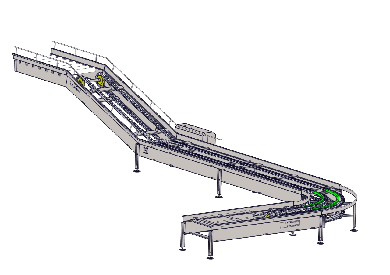 Livestock Case Transfering Belt Conveyor